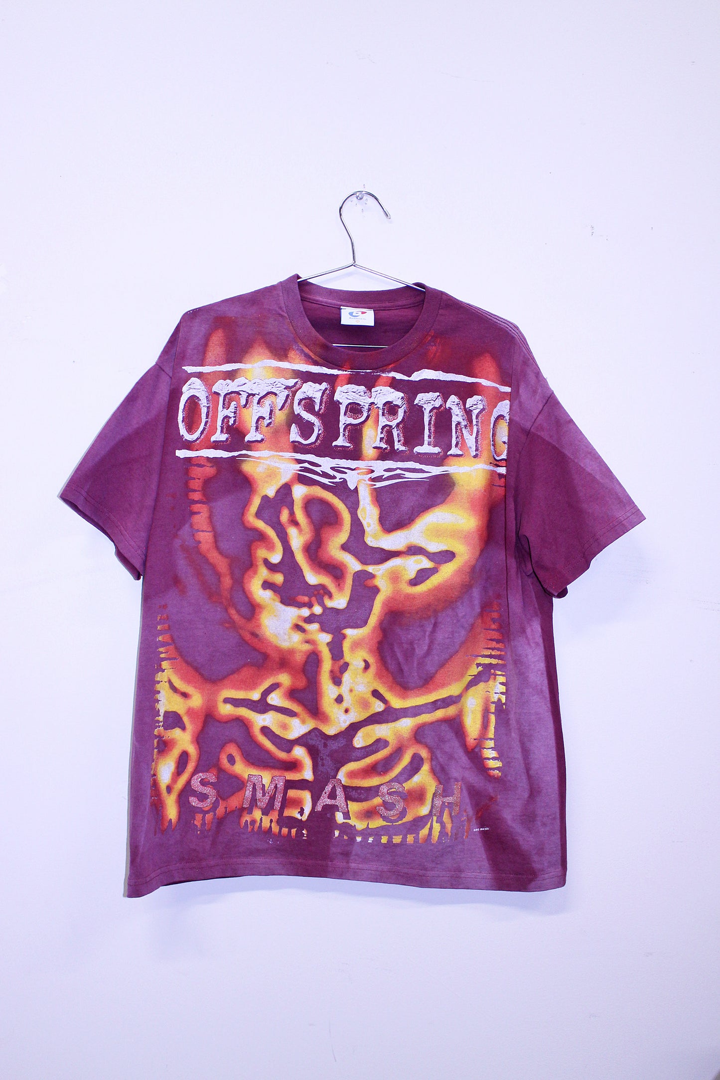Offspring BSC sun faded maroon tee (XL)