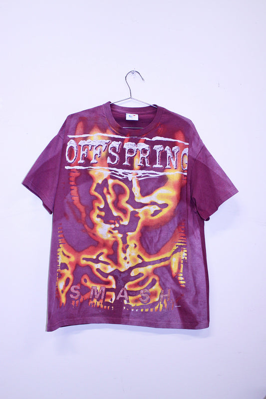 Offspring BSC sun faded maroon tee (XL)