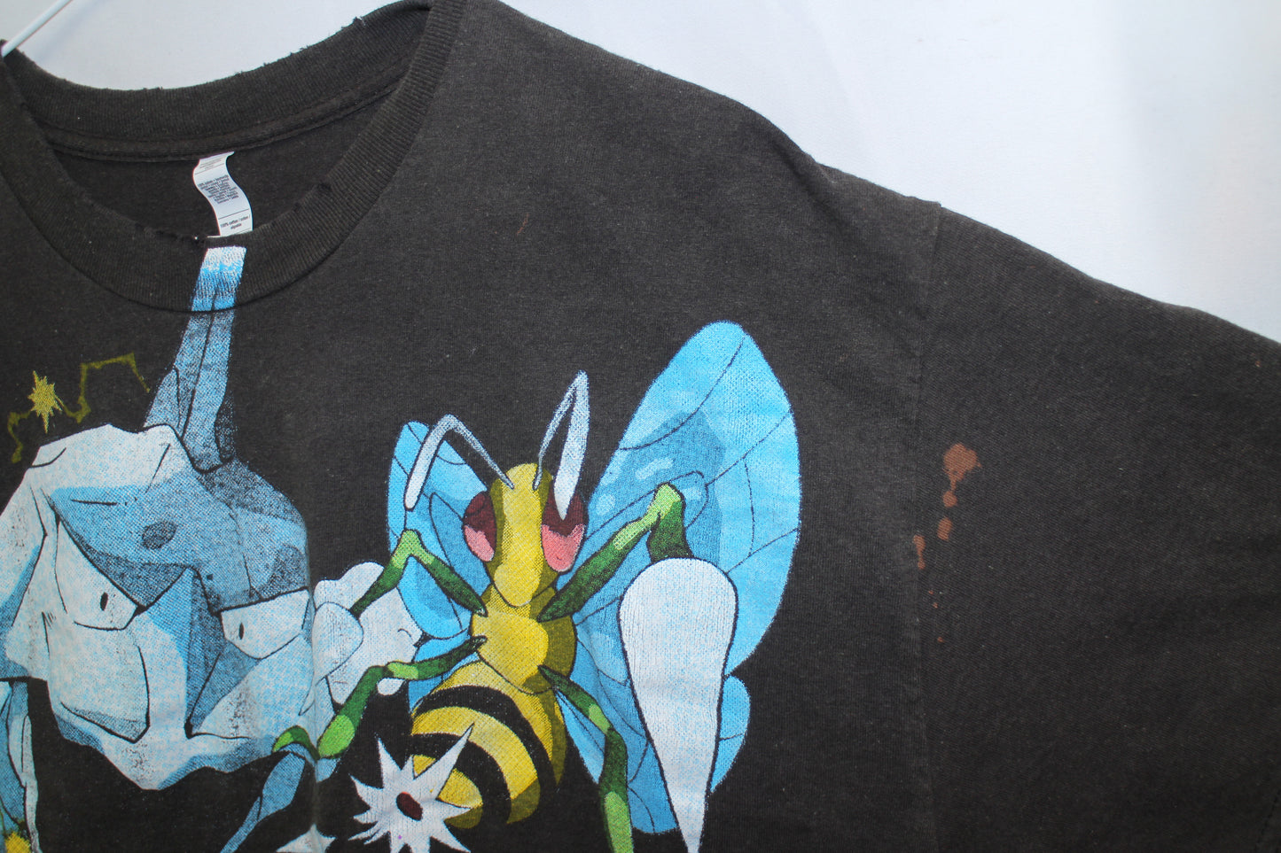 Poke Gym Friends Faded/Distressed Tee (XL)