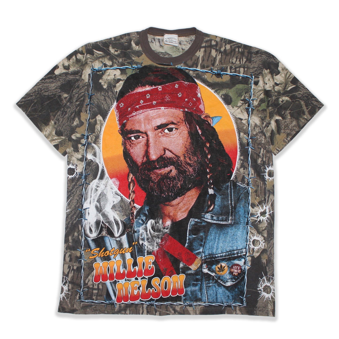 Camouflage Shotgun Willie Orig. fan art shirt