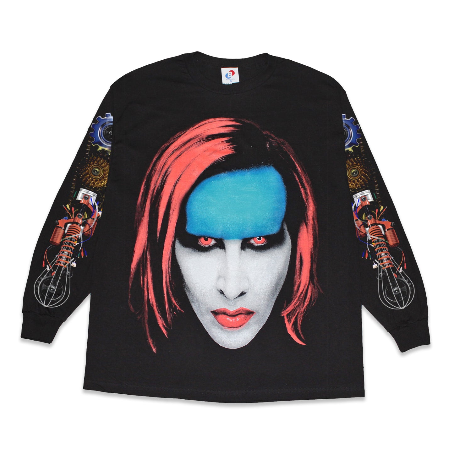 Man5on Mechanical Animals (98' Era) orig. fan art long sleeve tee
