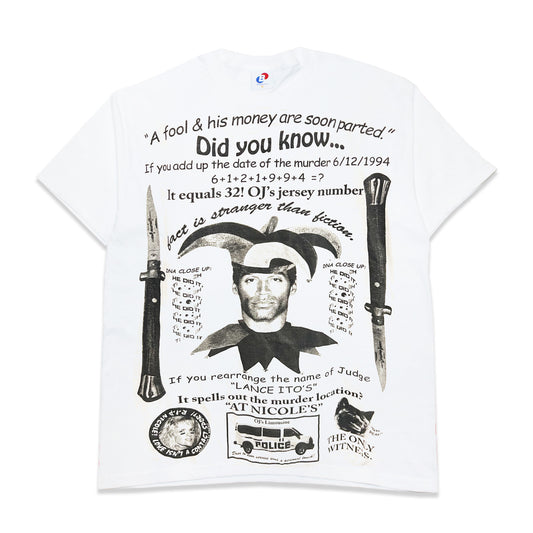 OJ 'Courtroom Conspiracies' Orig. fan art shirt