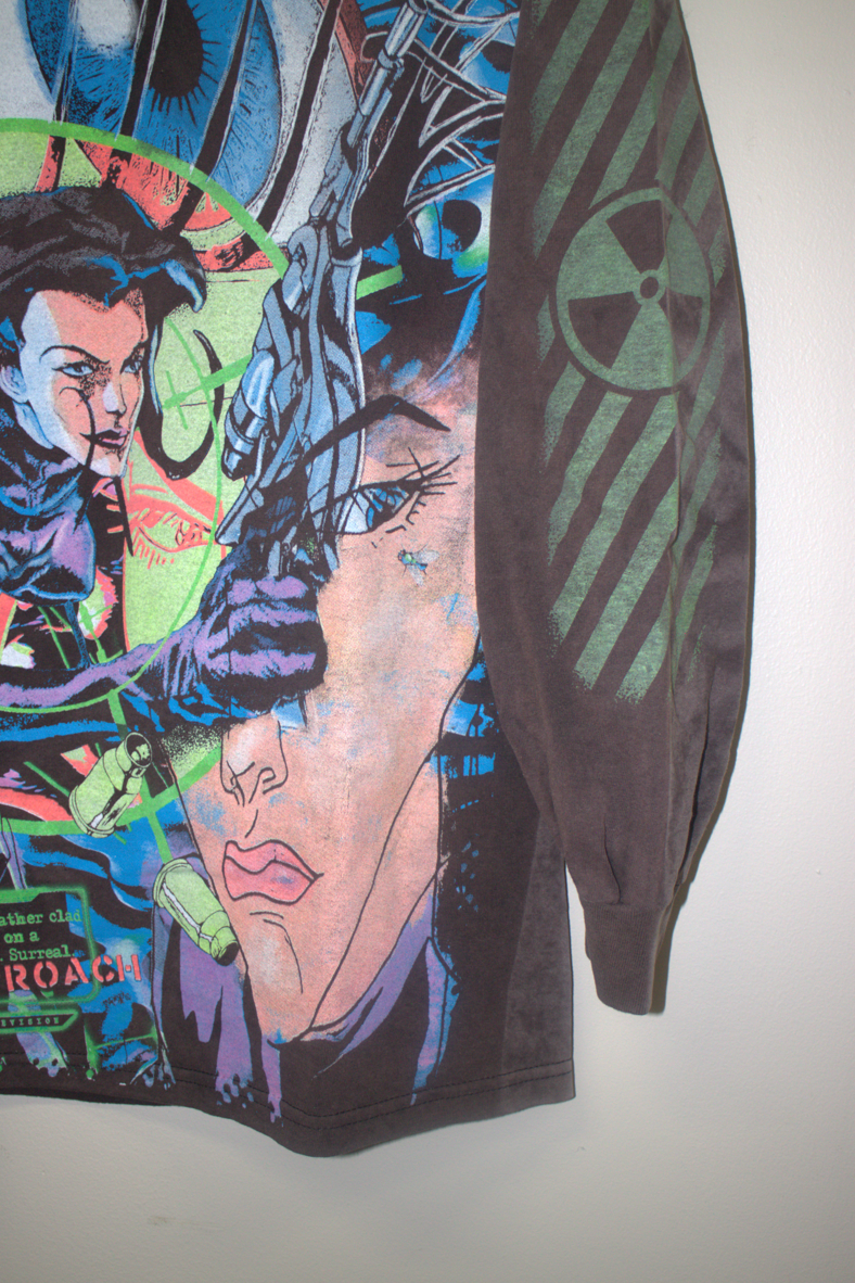 Heavy Sun Faded Aeon Flux long sleeve tee (L)