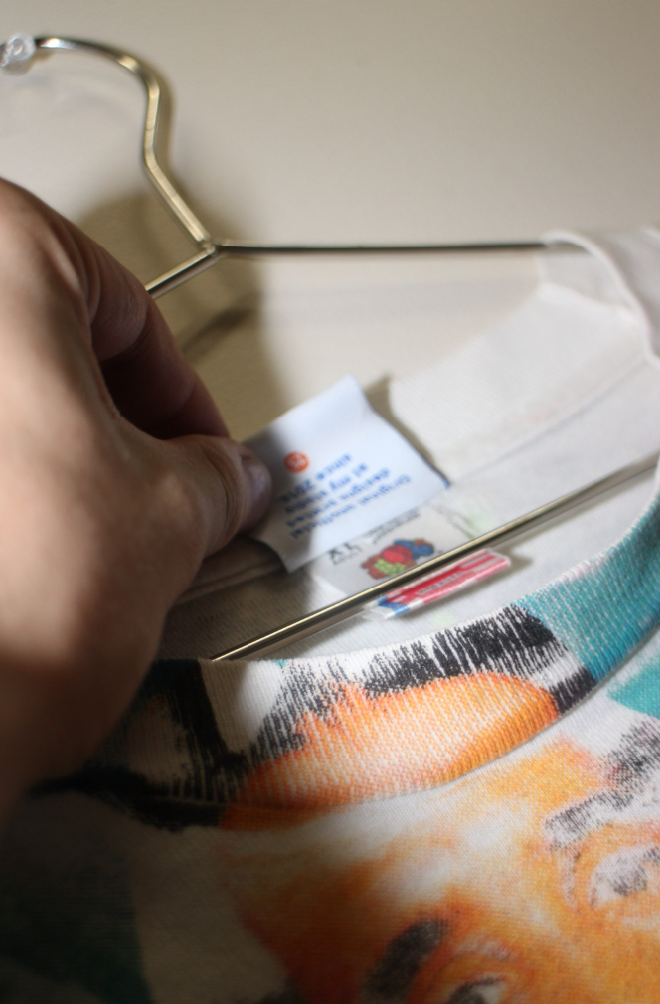 BSC faded Creed on 90's era FOTL long sleeve t-shirt (L)