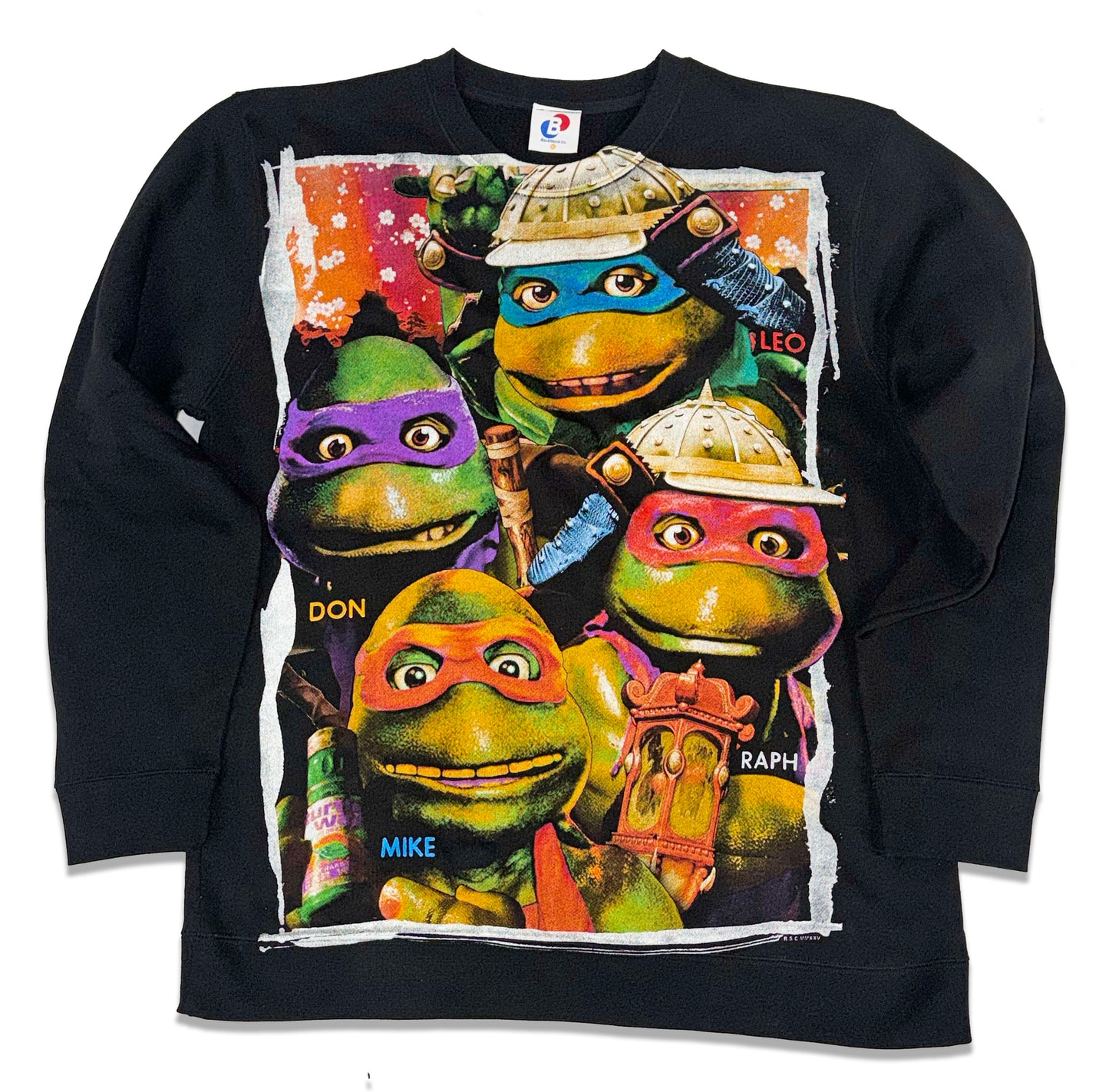 *SWEATSHIRT* Turtles 3 Orig. fan art fleece sweatshirt