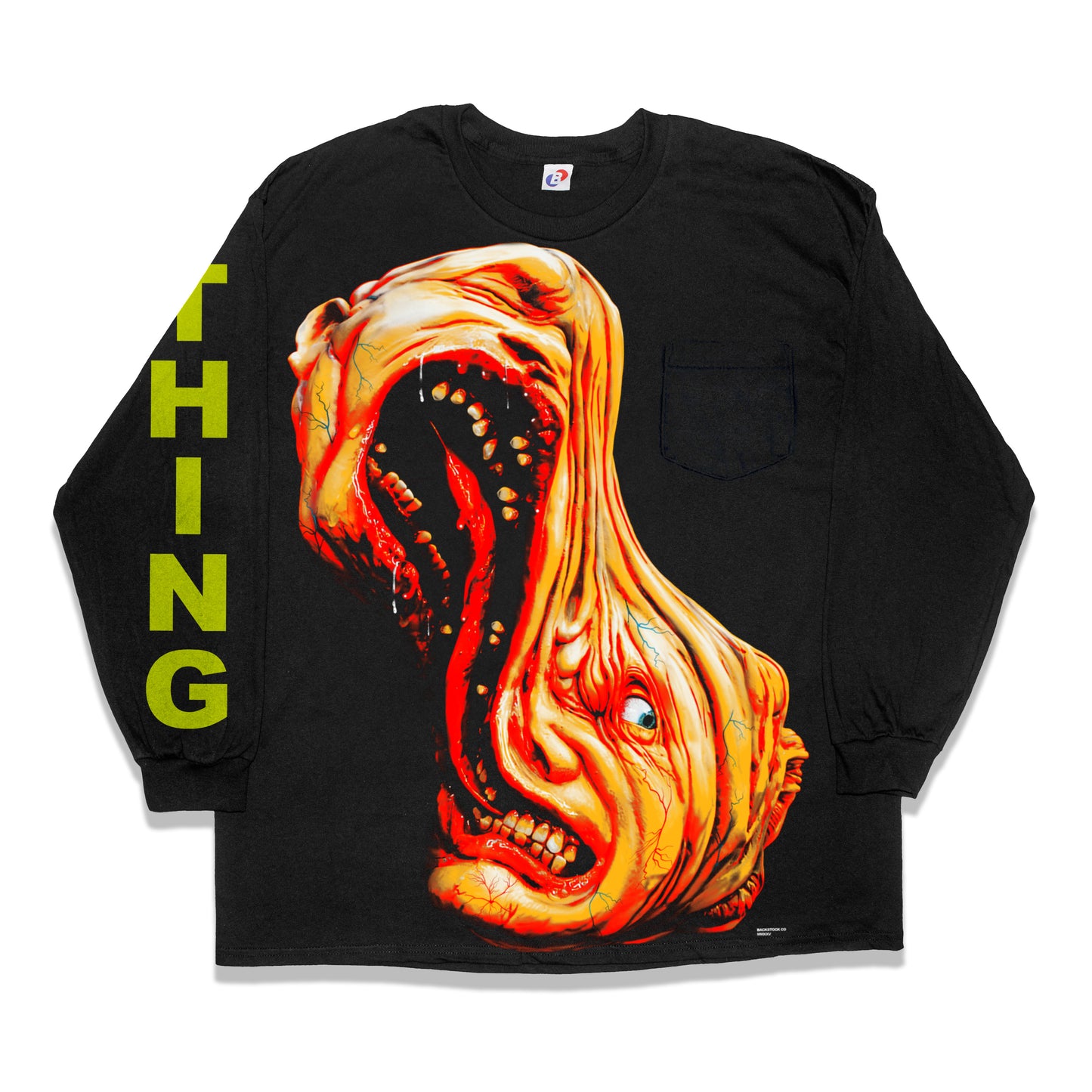 *Longsleeve Pocket* THE THING Orig. fan art L/S tee