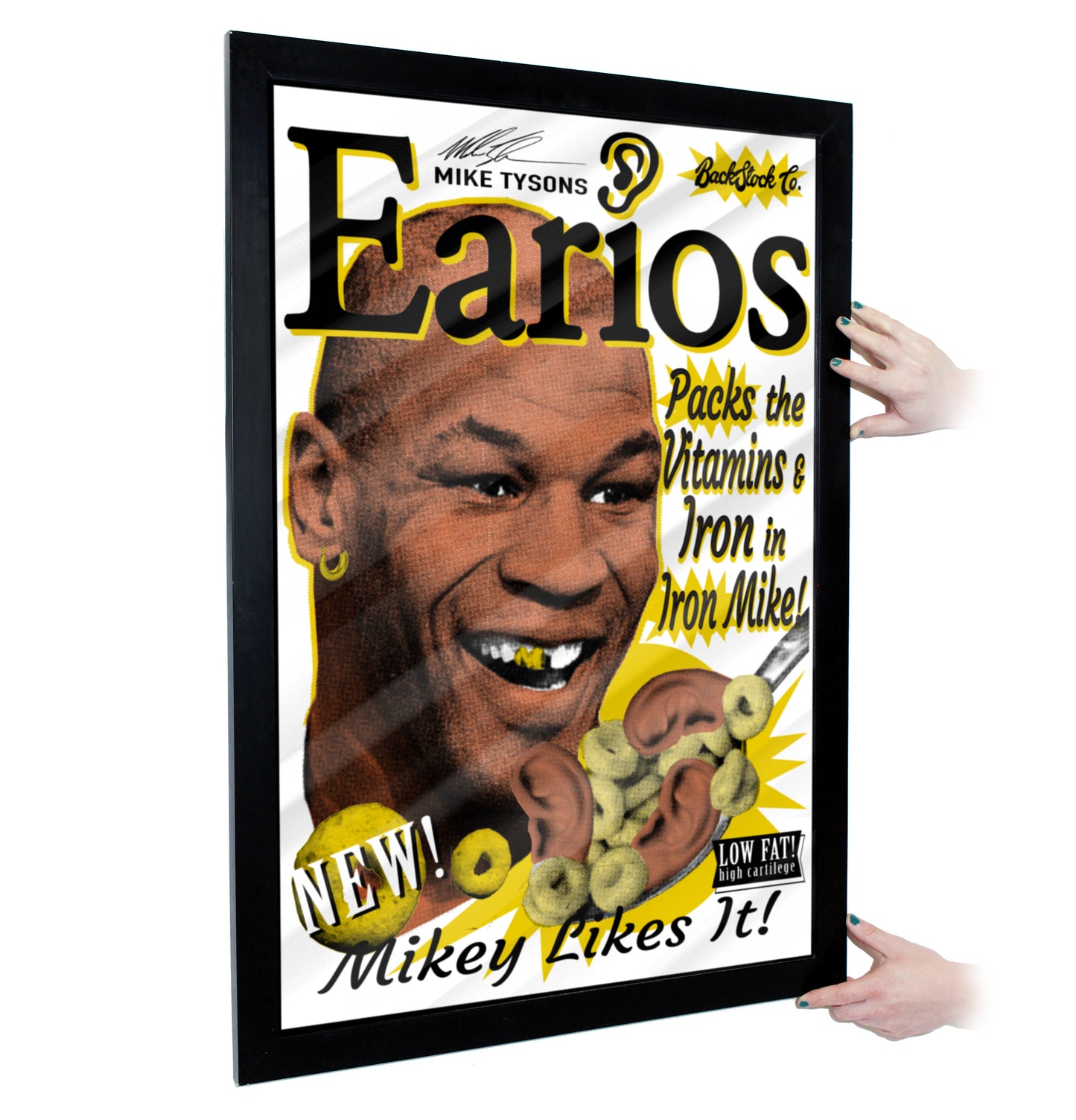 'EARIOS, Low fat, High Cartilage' Poster 24x36in