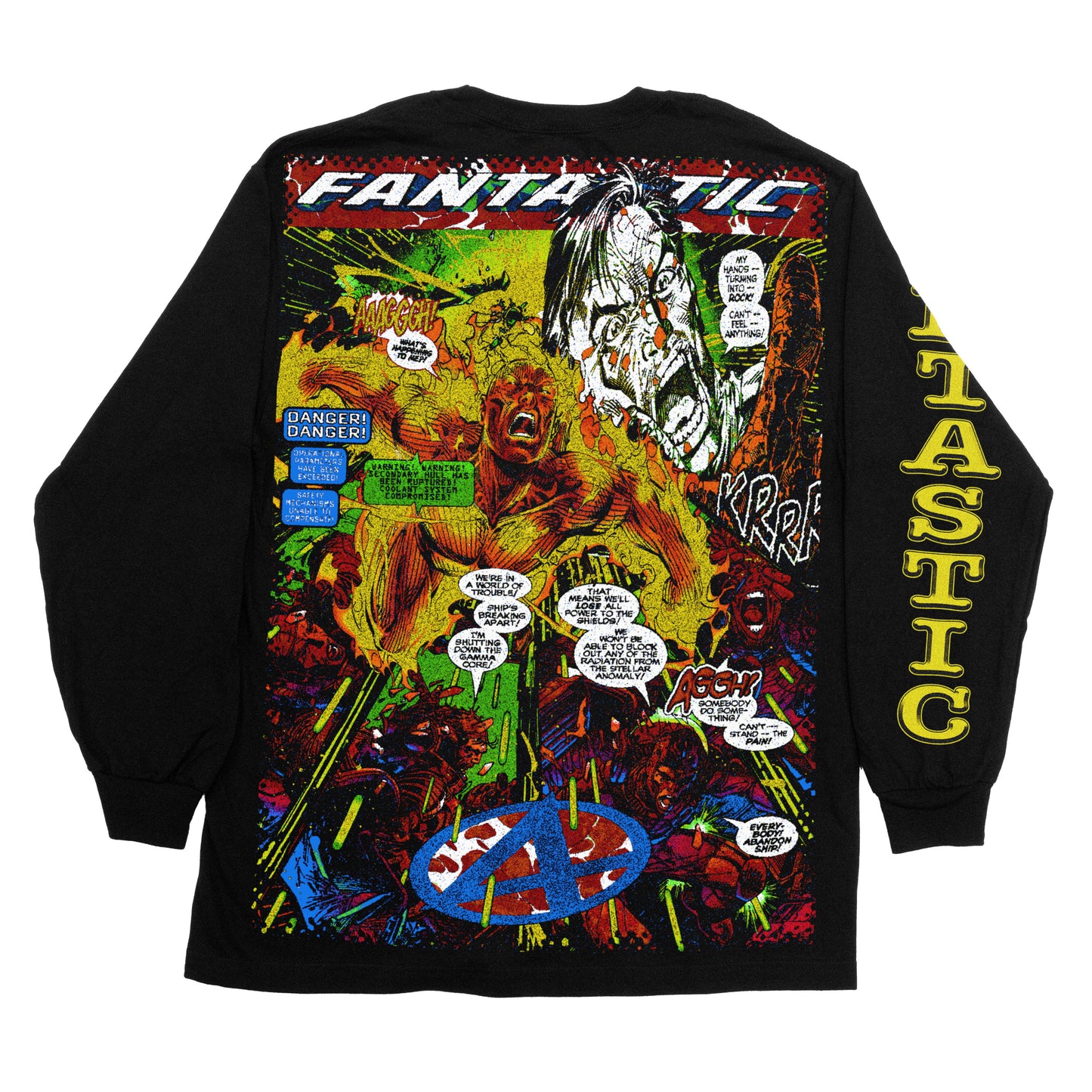 'Fantastic 4 Origin' Orig. fan art long sleeve tee