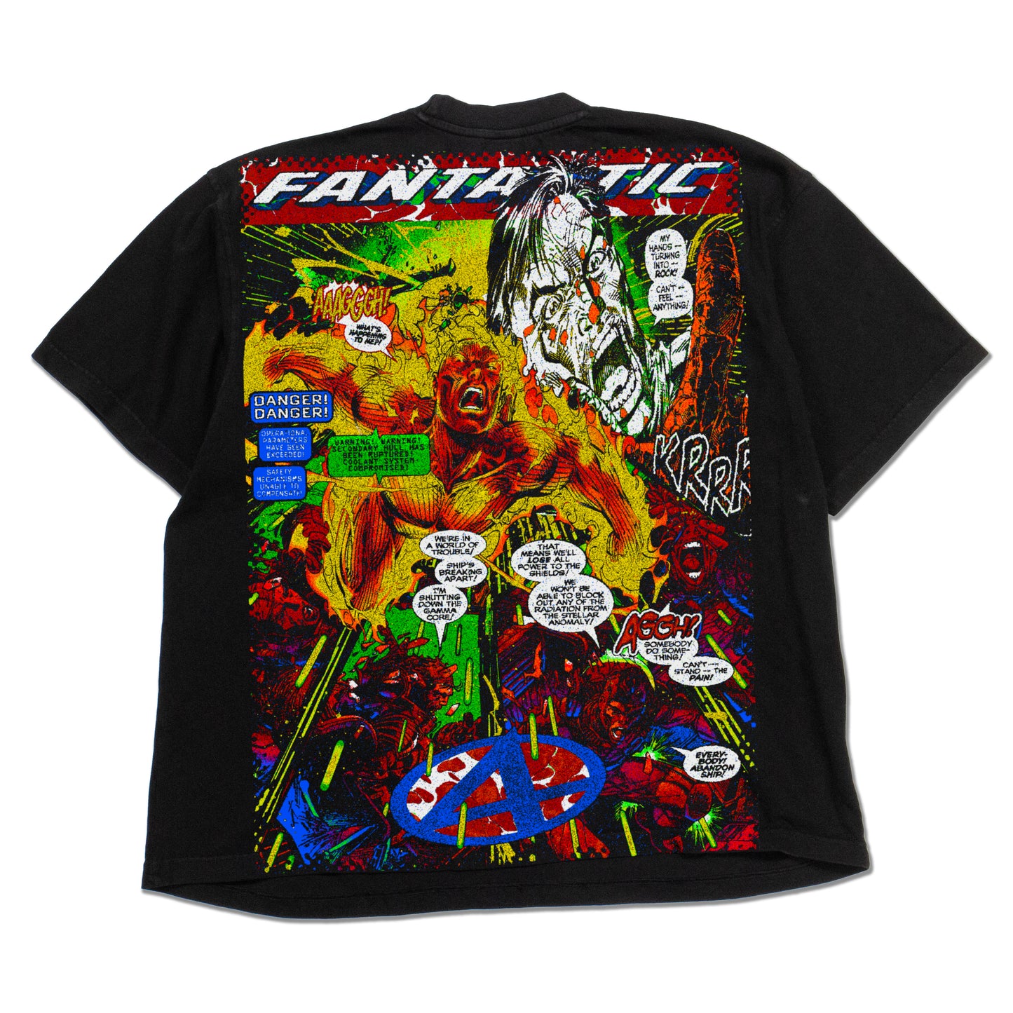 'Fantastic 4 Origin' Orig. fan art *HEAVYWEIGHT OVERSIZED* tee