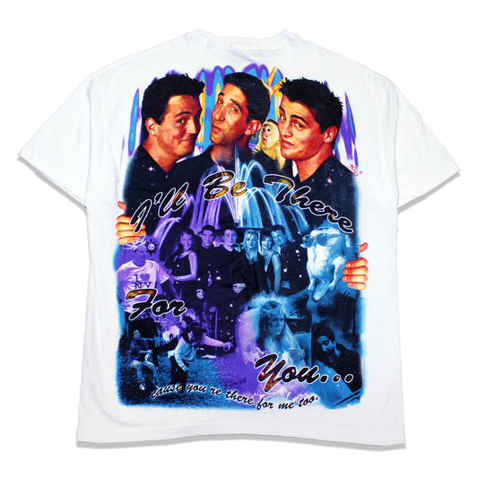 FRIENDS Forever Orig. fan art shirt *WHITE* RIP Matthew Perry