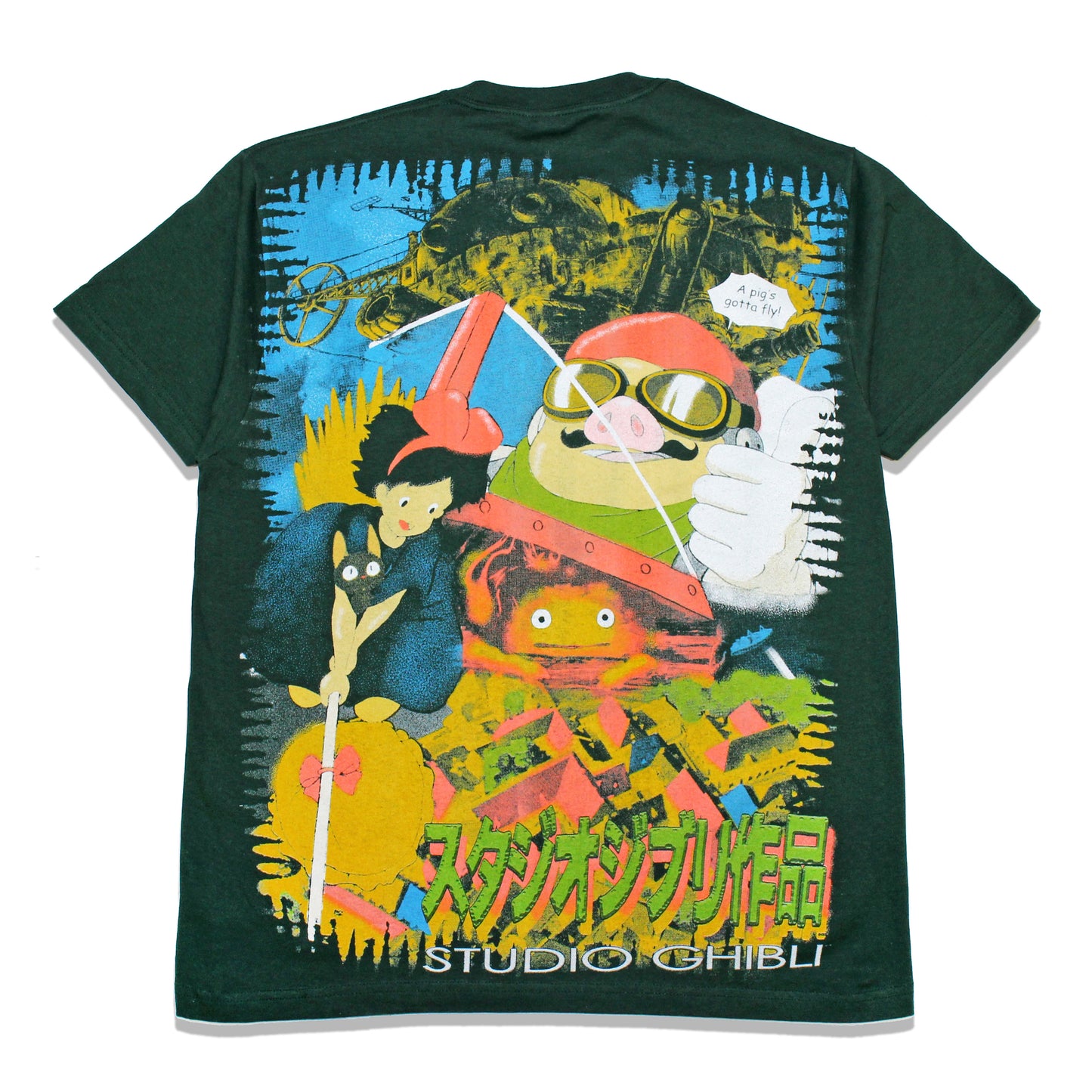 *Green* Studio Ghibli Orig. fan art shirt