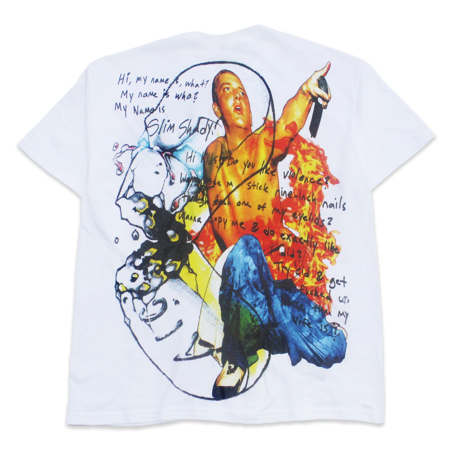 'Hi!, My name is..' Orig. fan art tee