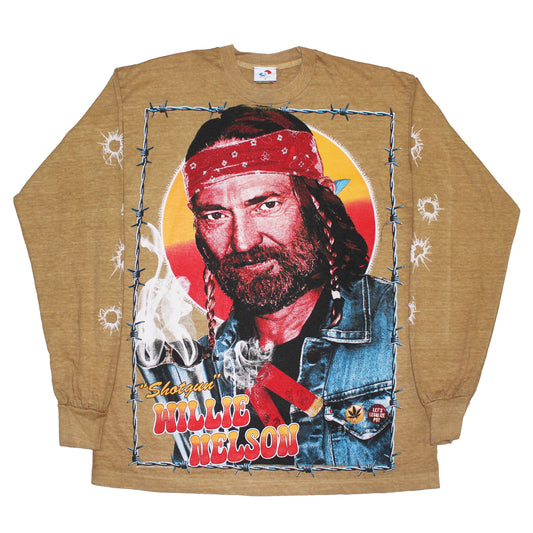 *Vintage F.O.T.L* Shotgun Willie Orig. fan art long sleeve shirt