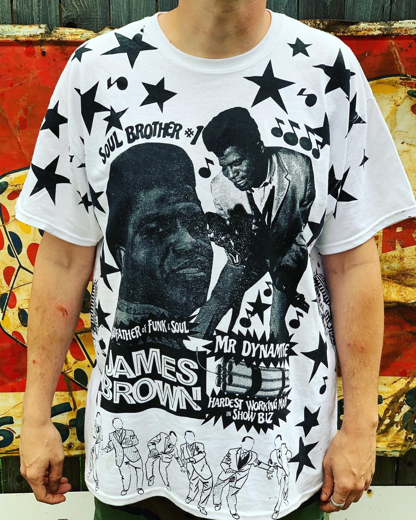 James Brown 'Get Up' original Bootleg Tee by Backstock Co