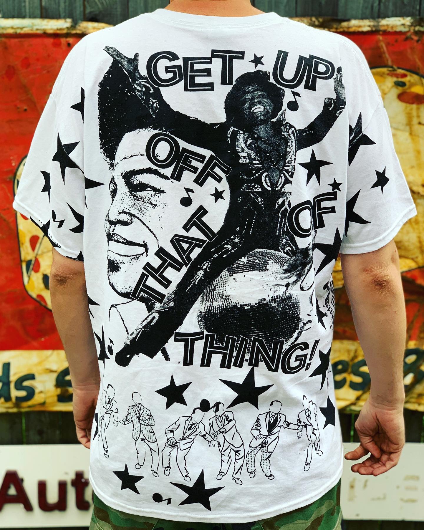 James Brown 'Get Up' original Bootleg Tee by Backstock Co