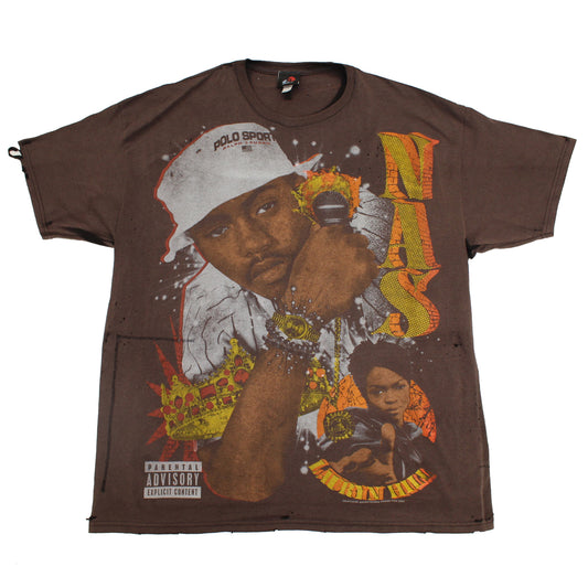 Faded & Distressed bootleg T-shirt 013 (2X)