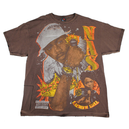 Faded & Distressed bootleg T-shirt 016 (2X)