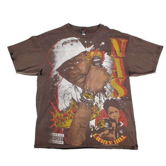 Faded & Distressed bootleg T-shirt 024 (XL)