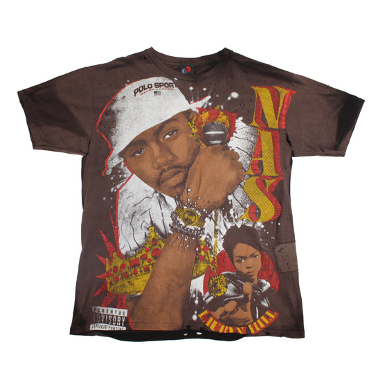 Faded & Distressed bootleg T-shirt 027 (L)
