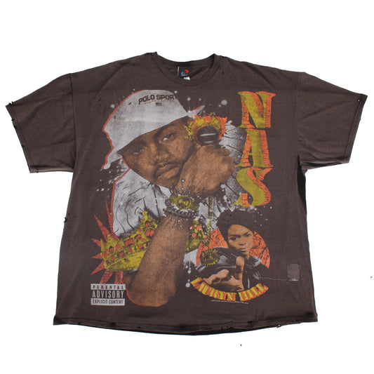 Faded & Distressed bootleg T-shirt 036 (2X)