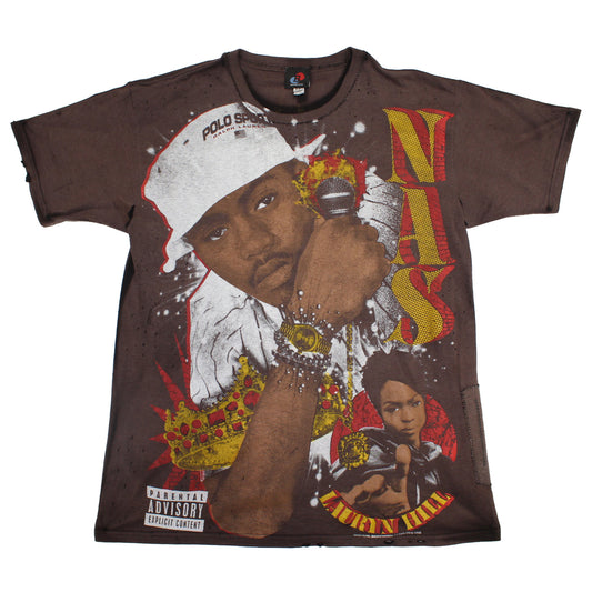 Faded & Distressed bootleg T-shirt 044 (L)
