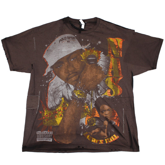 Faded & Distressed bootleg T-shirt 054 (2X)