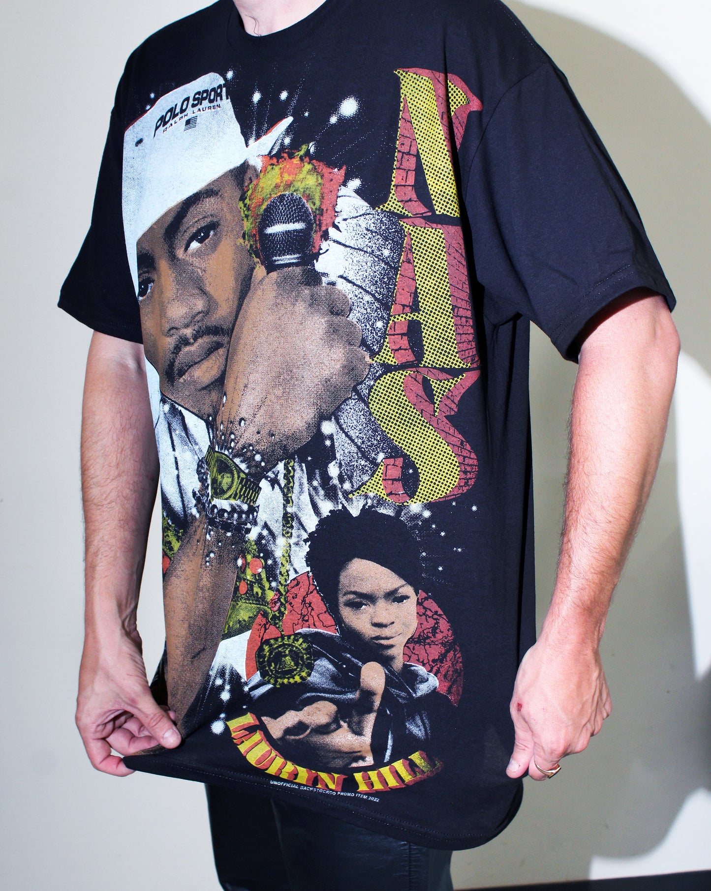 NAS & Lauryn Hill 'If I Ruled the World' Orig. fan art tee