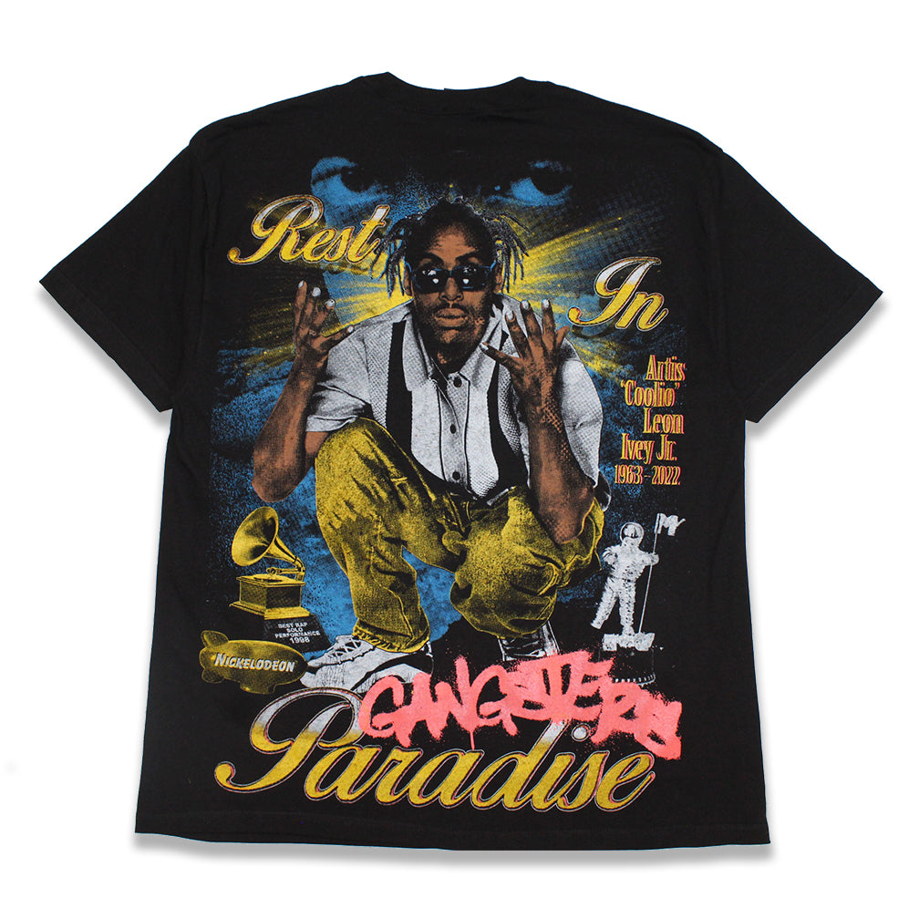 COOLIO RIP Rest In Gangsters Paradise Orig. bootleg tee