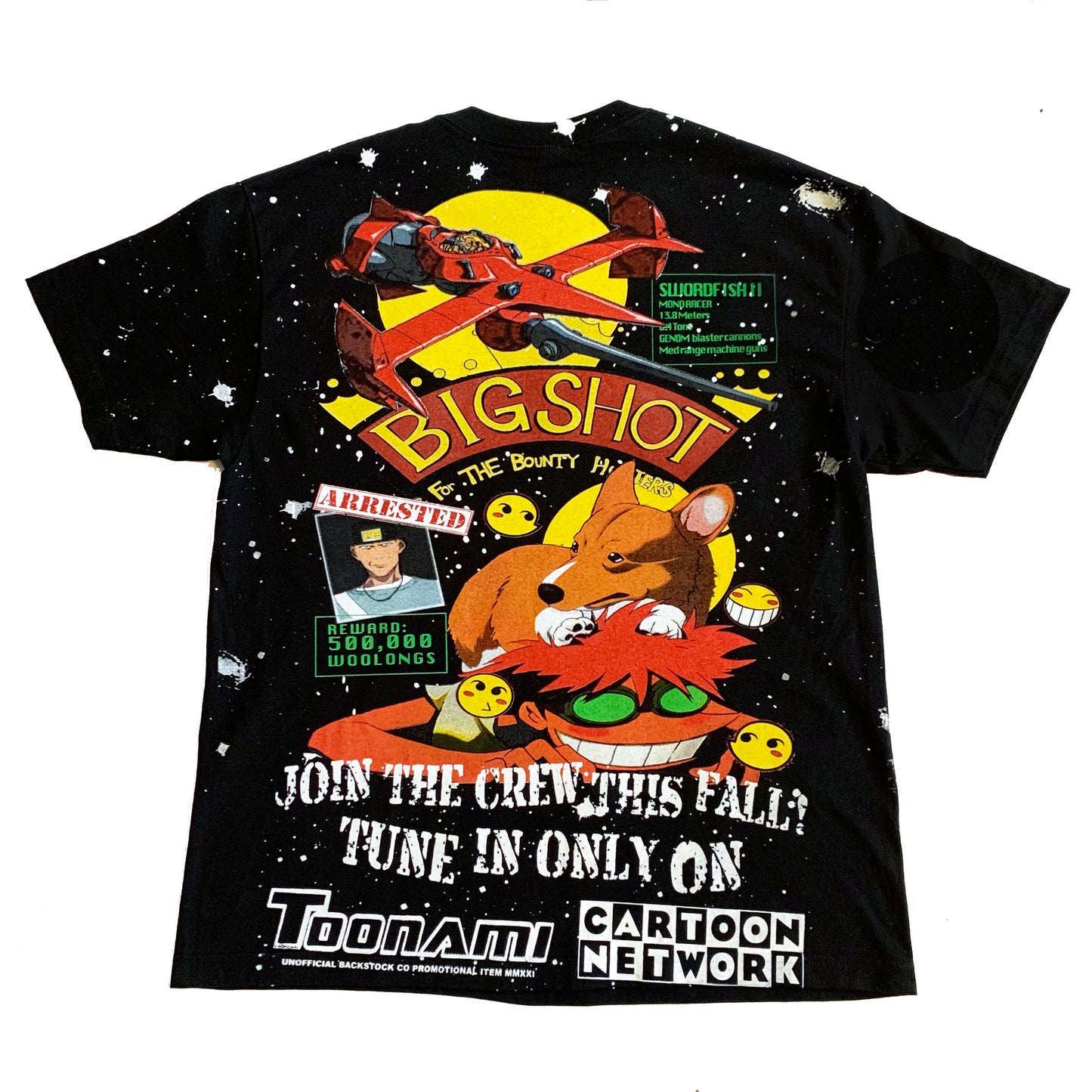 Cowboy Bebop 'Asteroid Blues' Toonami/CN Anime Orig. Bootleg Tee