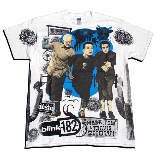 Blink182 'Mark, Tom & Travis Show Tour' original bootleg tee