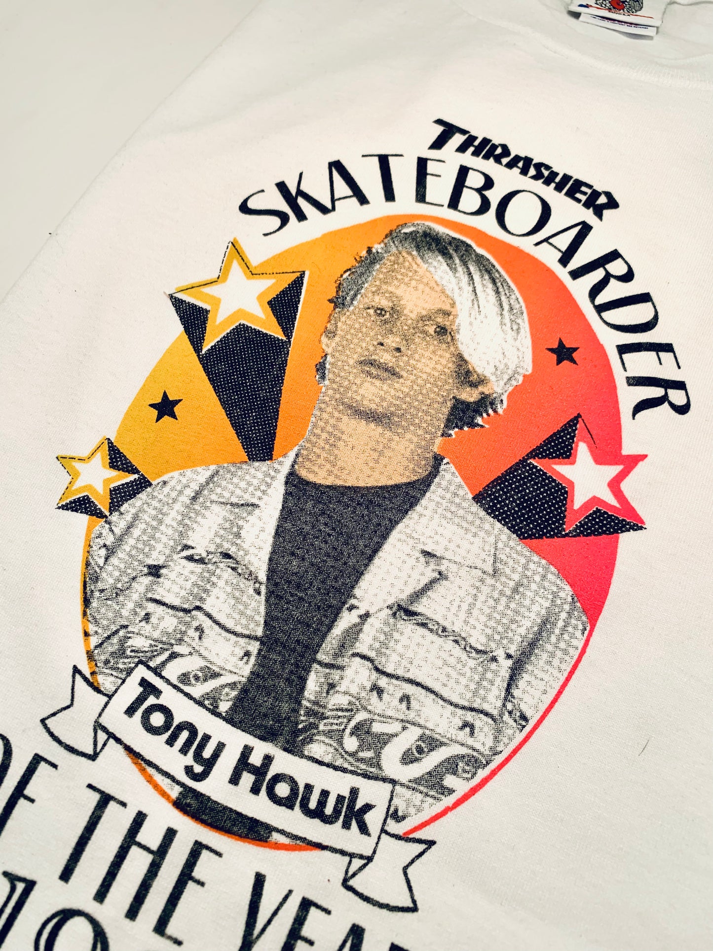 Tony Hawk 1990 'Skateboarder Of The Year' Tee.