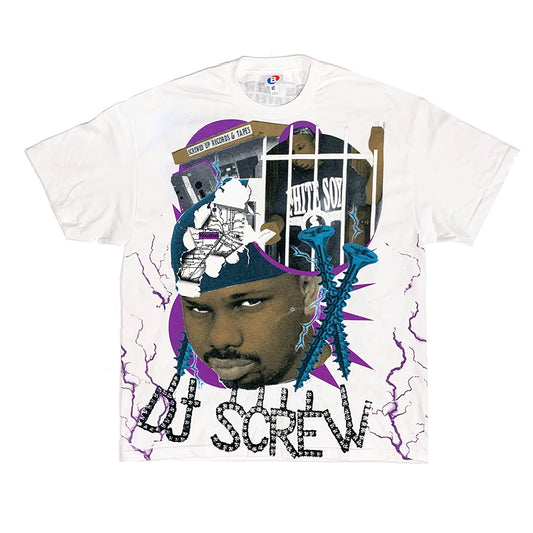 DJ SCREW Bootleg Tee *Thriftcon Exclusive* (WHITE)