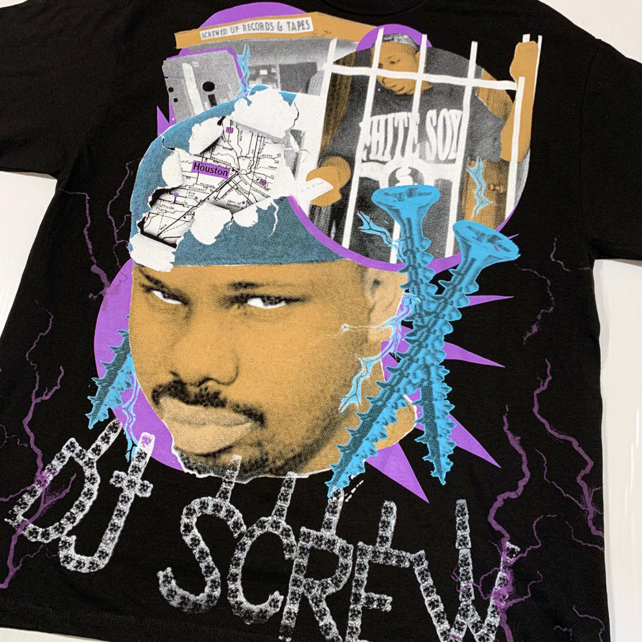 DJ SCREW Bootleg Tee *Thriftcon Exclusive* (BLACK)